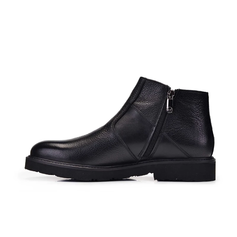 Nevzat Onay Genuine Leather Black Men Boots   -11961-