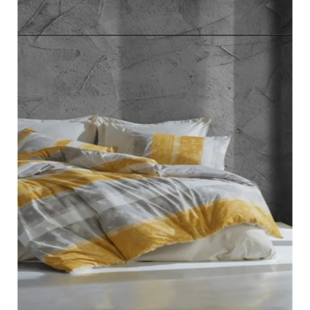 Cotton Box Ranforce Liny Duvet Cover Set - 100% Cotton Duvet cover: 160x220 Bed sheet: 160x240cm