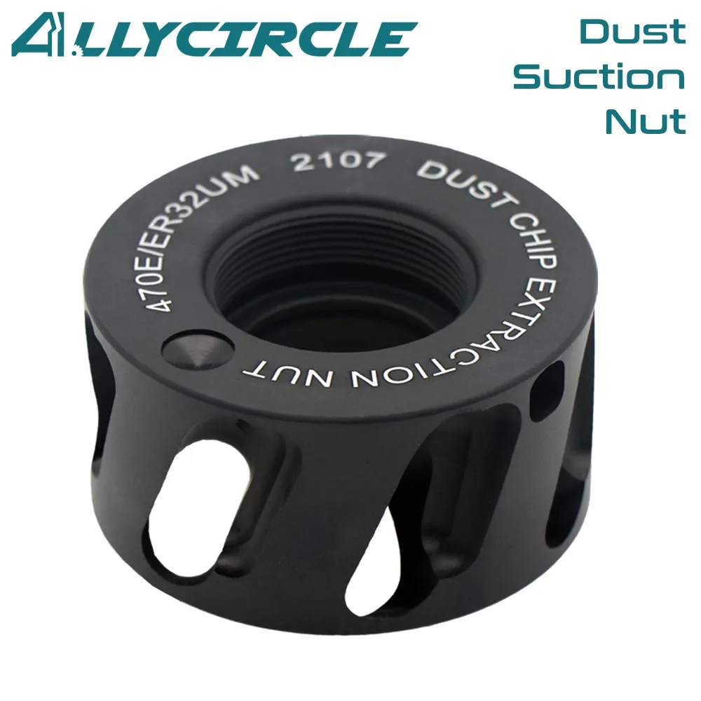 

Aluminum Anti-rust OZ25 ER20UM ER25UM ER32UM ER40UM Dust Removal Nut 24000RPM Spindle Dust Extractor NUT