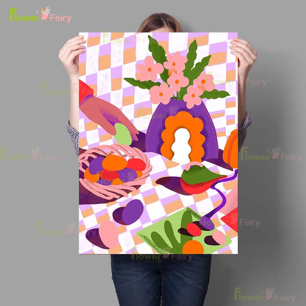 Young and Dynamic Illustrations Nordic Poster Equality Wall Art Canvas Painting Wall Pictures For Living Room Decor Unframed