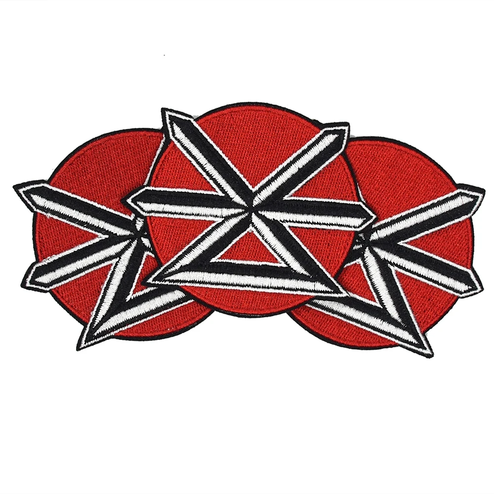 Cool Punk Badge Embroidery Iron on Patches for Clothing Chest Jacket Shirt Bag Hats Custom Patch Applique Accessories