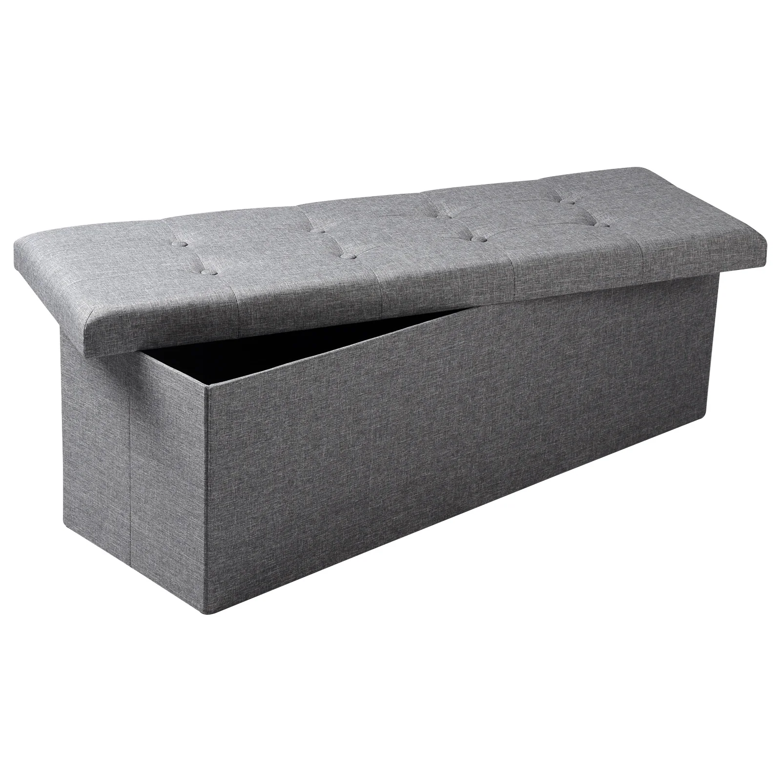 1pc faltbarer Hocker Home Ottomane Sitzbank Truhe mit Stauraum Organizer Box Wohnzimmer möbel