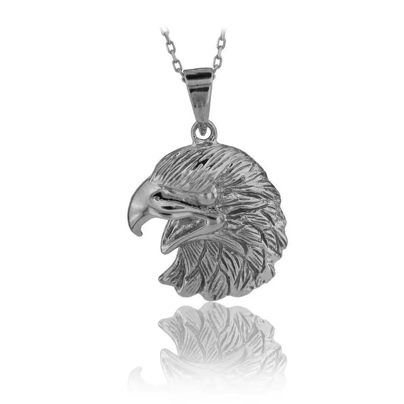 Eagle Necklace 925 Sterling Silver Unisex Necklace