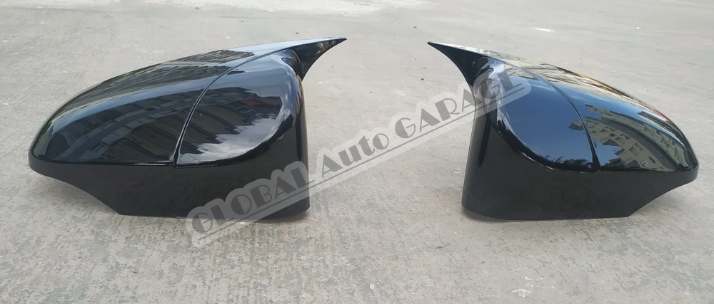 For TOYOTA VERSO Bat Mirror Cover 2014 2015 2016 2017 Glossy Piano Black 2 Pieces Wing Car Styling Auto Accessory Universal