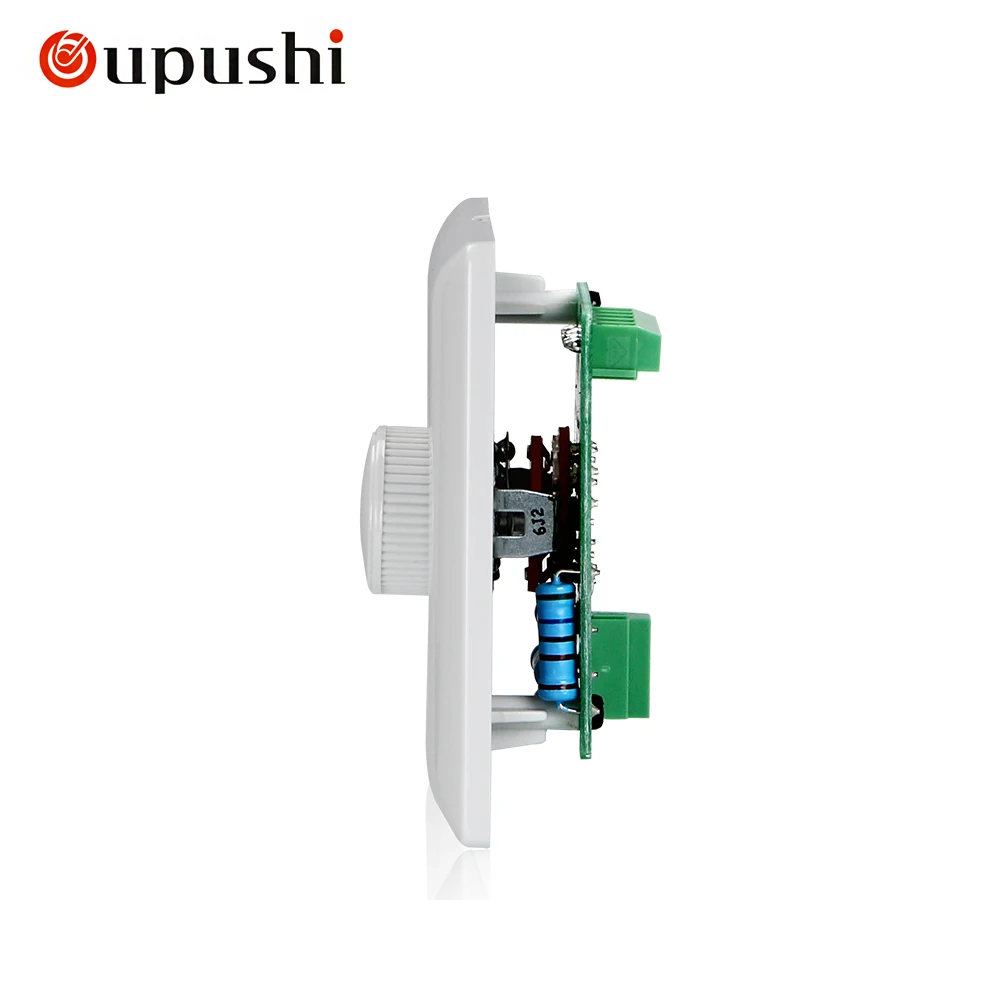 Oupushi public address white volume control 10W 30W 60W audio volume knob for 70-100V volume control system