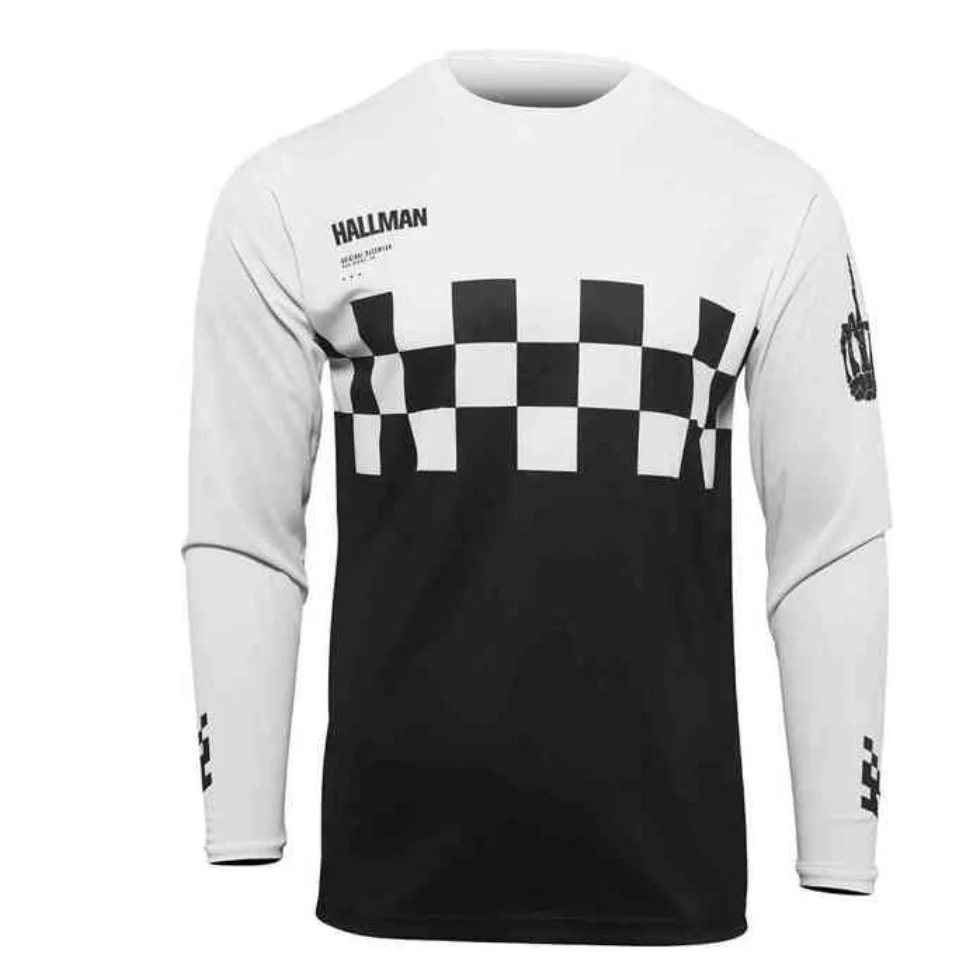 Men\'s Long Sleeve Motorcycle Downhill Jersey Motocross T-shirt MTB Shirt Riding Bicycle Clothing Camisa Bike Masculino