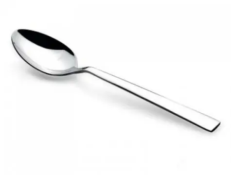 Silver Looking Plastic Spoon-18 PCs