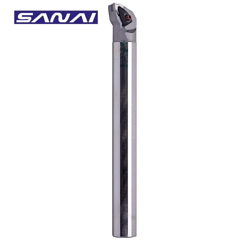 SANAI H-DWLNR08 High Speed Steel Internal Turning Tool Holder Anti-vibration CNC Lathe Cutting Bar H16Q H20R H25S H32T - DWLNR08