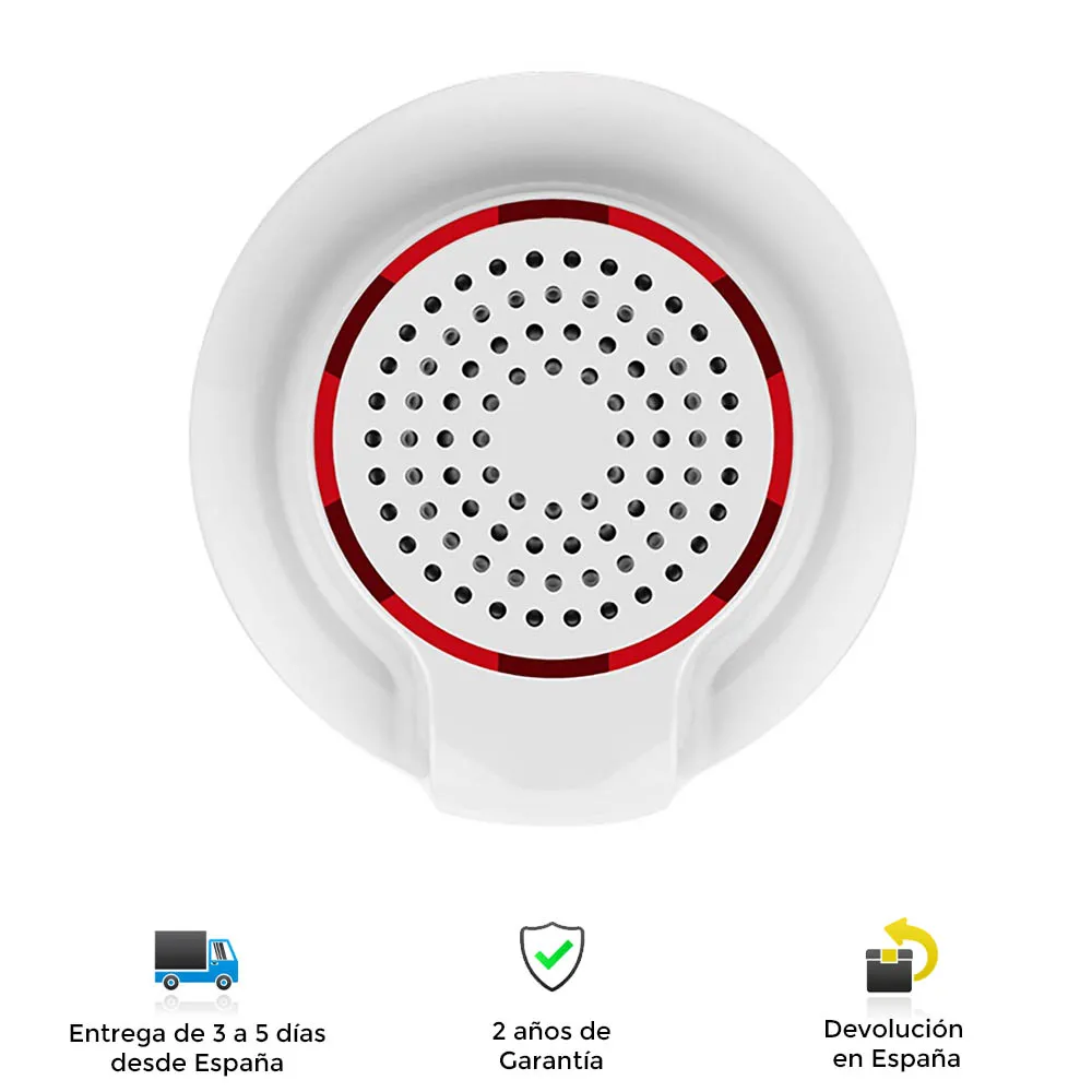 High power WIFI siren for sensors and alarms via Smartphone, app, wireless, doors, windows, amplify signal, siren alarm, siren wifi