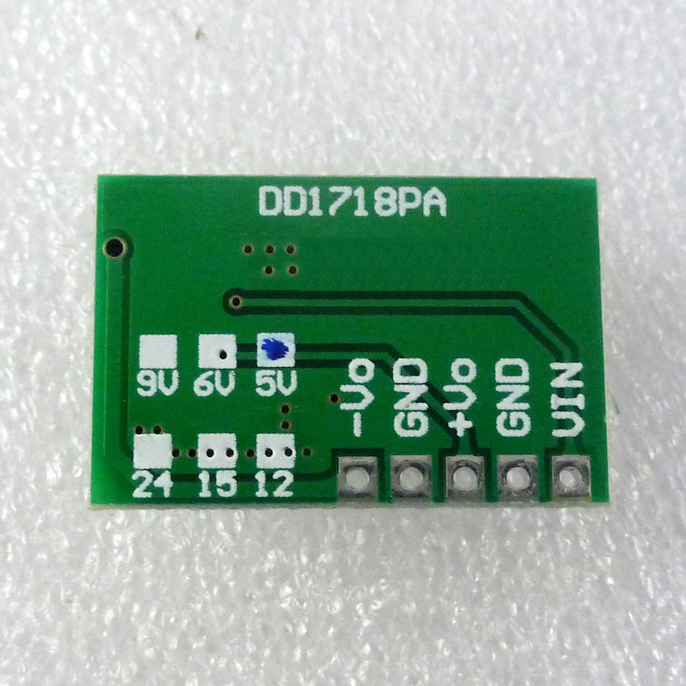 3V-18V ถึง ± 5V/6/9V/12V/15V/24V แรงดันไฟฟ้าแปลง DD1718PA ADC DAC LCD