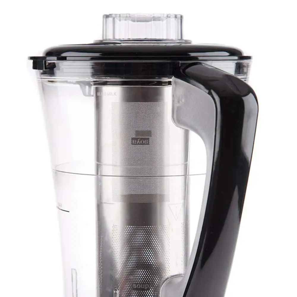 NewChef-Batidora de Vaso Programable de 1.7L con Menús Preconfigurados, 5 Velocidades, Temperatura Ajustable hasta 120º