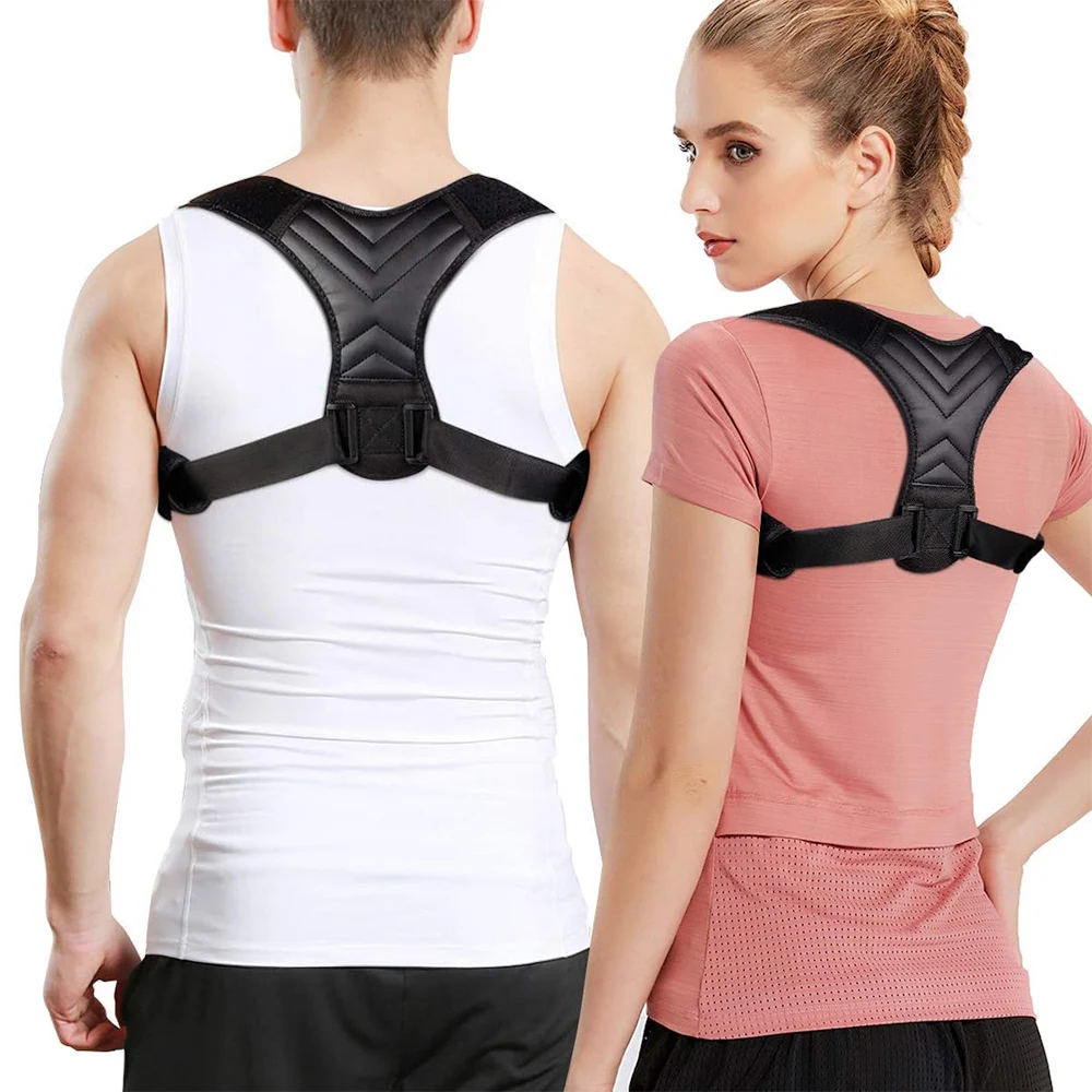 2022 New Posture Corrector Shoulder Upper Back Brace Men Women Clavicle Spine Pain Relief Support Adjustable Neck Posture Brace