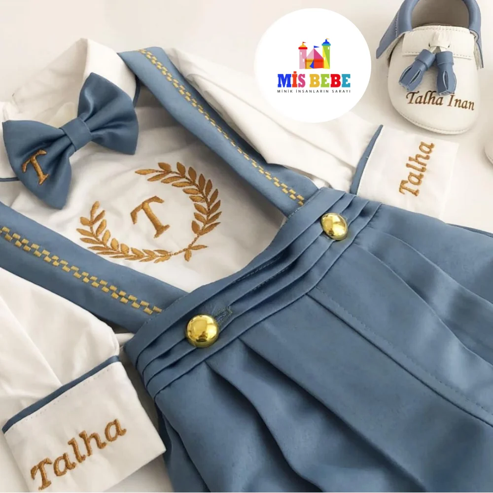 4-Pcs baby boy set clothing personalized outfit custom baby clothes winter spring birthday costume