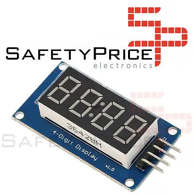 Модуль цифровой дисплей TM1637 4 цифры светодиодный часы Arduino Raspberry Pi SP