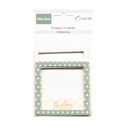 Il percorso creativo Snappy truciolare cornici adesivi autoadesivi abbellimenti Baby Scrapbooking Cardmaking Journal Decoration