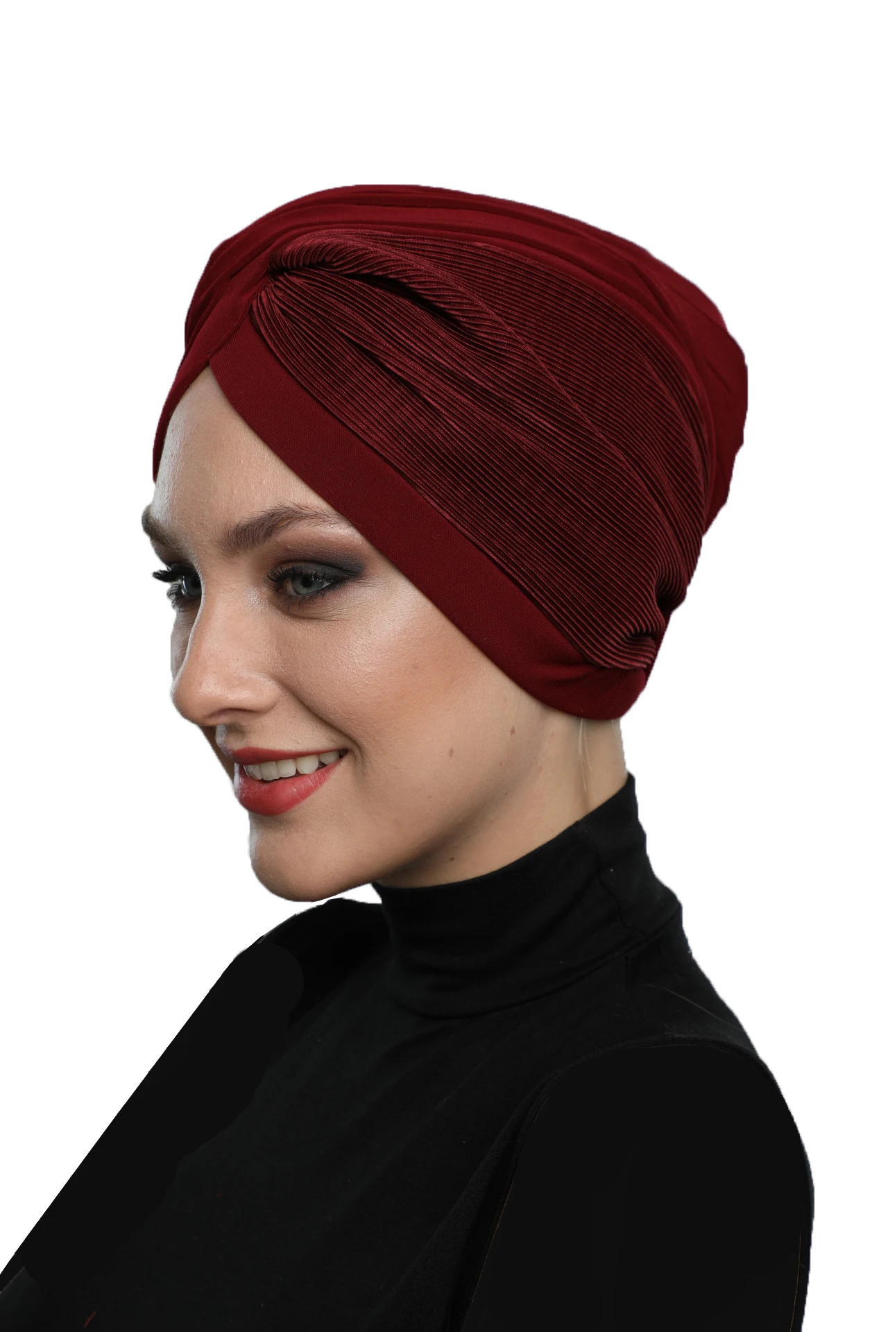 2022 Nieuwe Mode Cross Plooi Klaar Gemaakt Tulband Hijab Motorkap Sjaal Kanker Cap Speciale Vrouwen Product Baret Bandana Sjaal Moslim chemo Alle