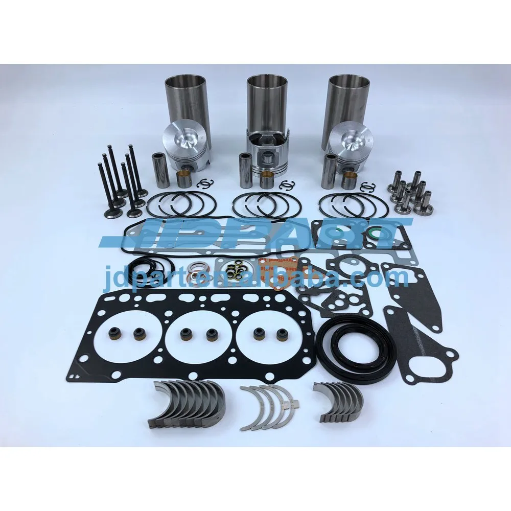 

3TNE88 repair kit STD with liner kit gasket kit engine bearings valve kit for yanmar engine