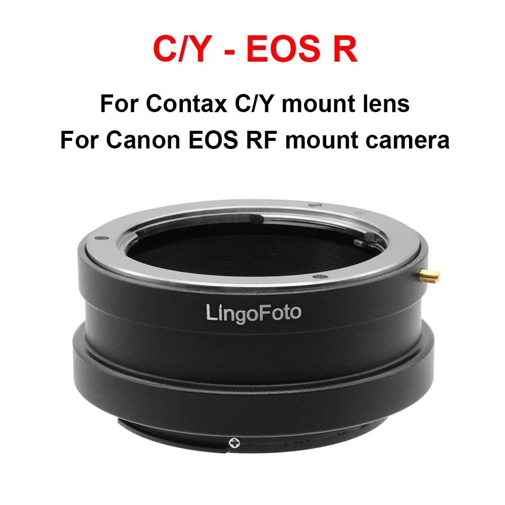 C/Y-EOS R Lens Mount Adapter for Contax / Yashica C/Y mount Lens to Canon EOS RF mount Camera R3,R5,R6,RP,R etc.