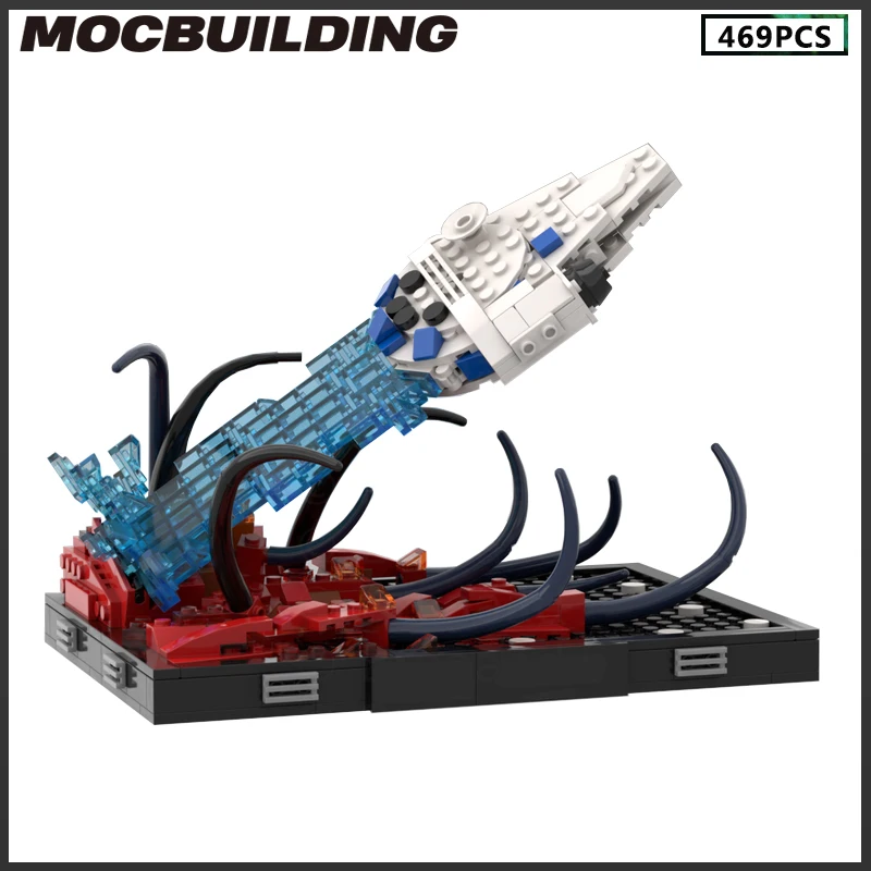 MOC Building Blocks Diorama Collection Space Street View Series Star Movie Scene DIY Assembly Model Toys Birthday Gifts Present