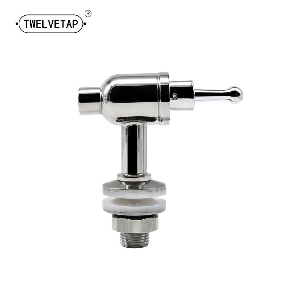 TWELVETAP Stainless Steel Beer Tap Oak Barrel Faucet Food Grade Fruit Juice Beer Drawing Machine Drinking Faucet Valve