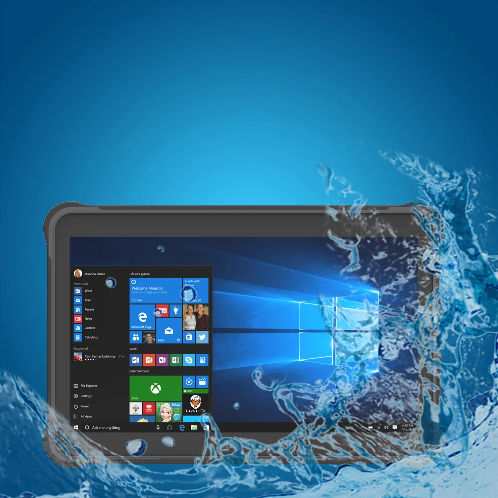 Sincoole Rugged Tablet Intel Core i7-8500Y 10.1 inch Windows 10 Pro  RAM16G BROM  512GB)