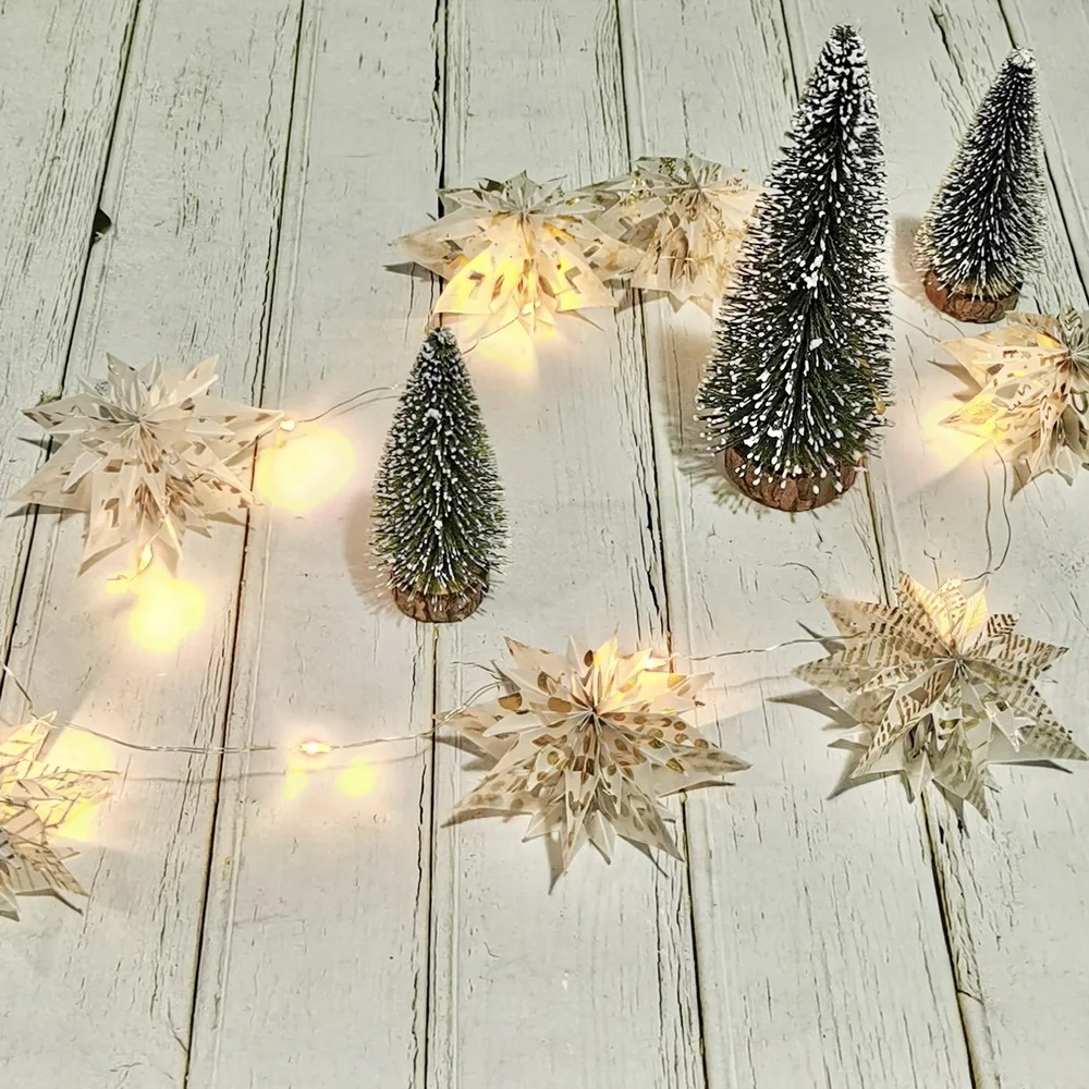 Creative Path Metal Cutting Dies Scrapbooking Journaling Supplies Materials Snowflake Christmas Dies For Card Making DIY Crafts
