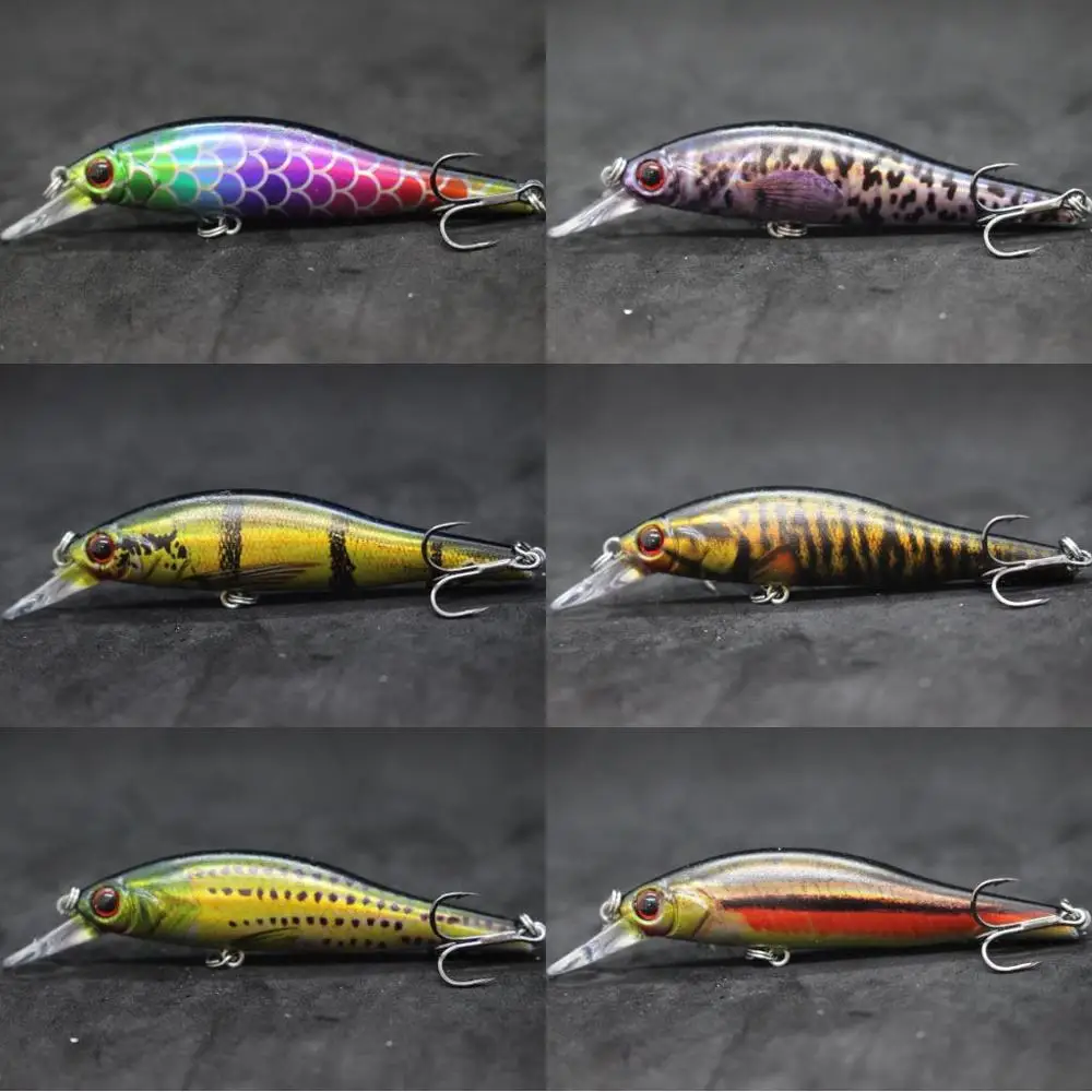 wLure Minnow Fishing Lures 9cm 9g Sinking Jerkbait Lifelike Painting Cutting Blade Fishing Hooks HM431