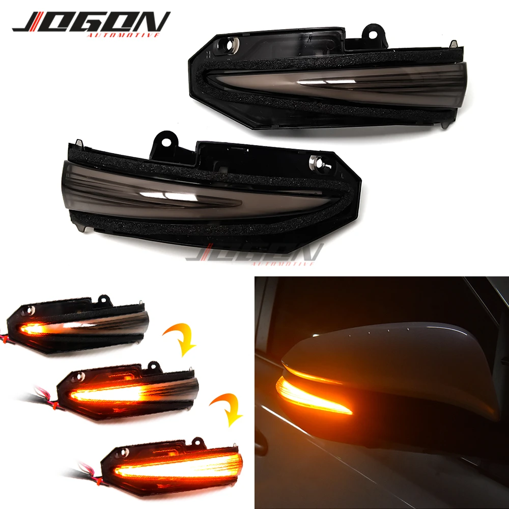 Dynamic Turn Signal Light for Toyota Noah R80 Voxy Esquire 2015 2016 2017 2018 LED Side Marker Sequential Flasher Blinker Lamp