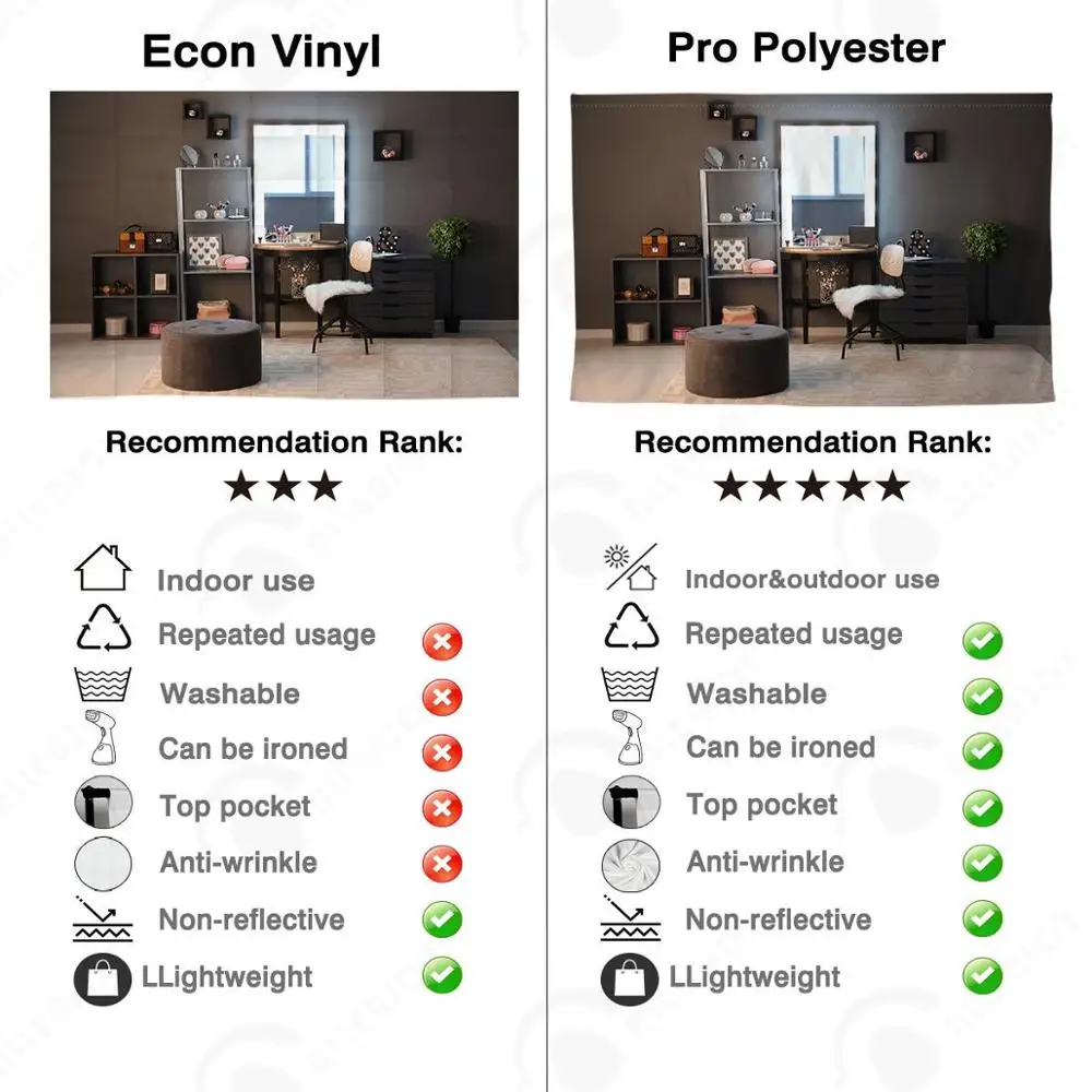 Allenjoy-طاولة زينة داخلية مع مرآة ومقعد ، وخلفيات زفاف ، وإكسسوارات تصوير استوديو الصور