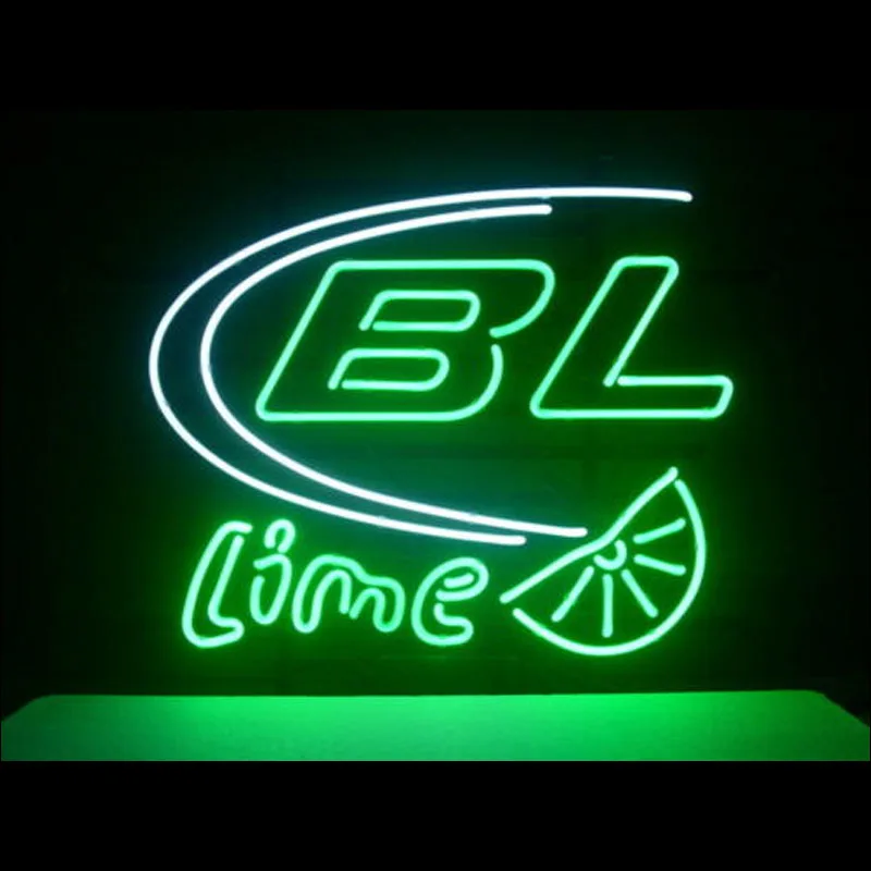 Neon Sign Light Bud Light Lime Glass Neon Light Sign Bar Wall Room Decor Handcraft Aesthetic Room Decor Hotel Neon Lights Sign