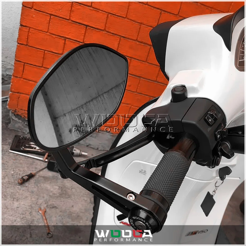 Motorcycle Handlebar Mirror Rearview Motorcycle Bar End Mirror For Honda cb500x pcx msx 125 Vespa r1200gs For Yamaha MT09 MT07