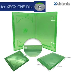 Replacement Case For XBOX ONE Game Single Disc Spare Green Box 1 CD With Logo