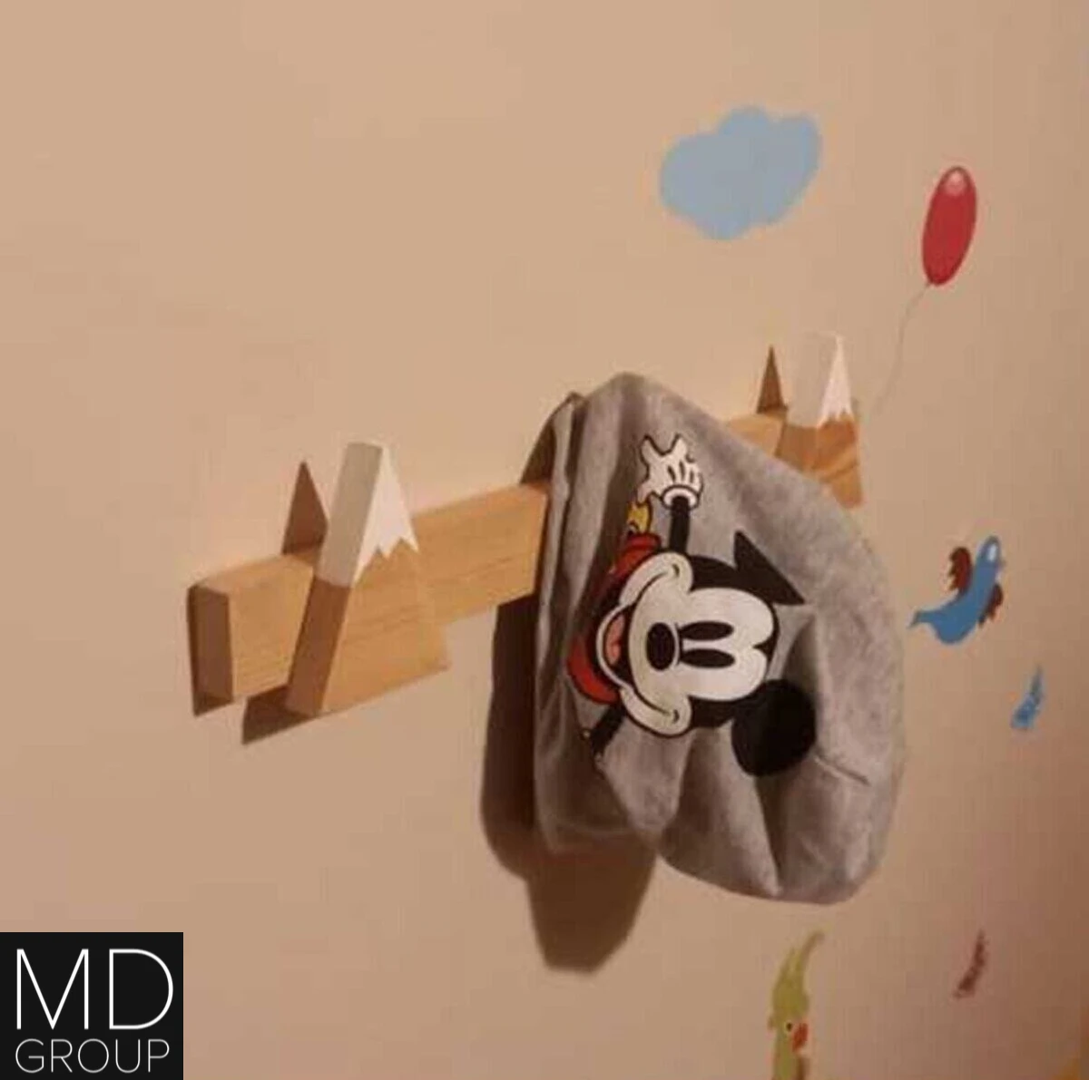 Kids Room Wall Hanger Cute Shaped Stylish Suitable for Baby Kids Clothes 3D Wall Clothes Holder Mom's Day Gift 2022 New Product