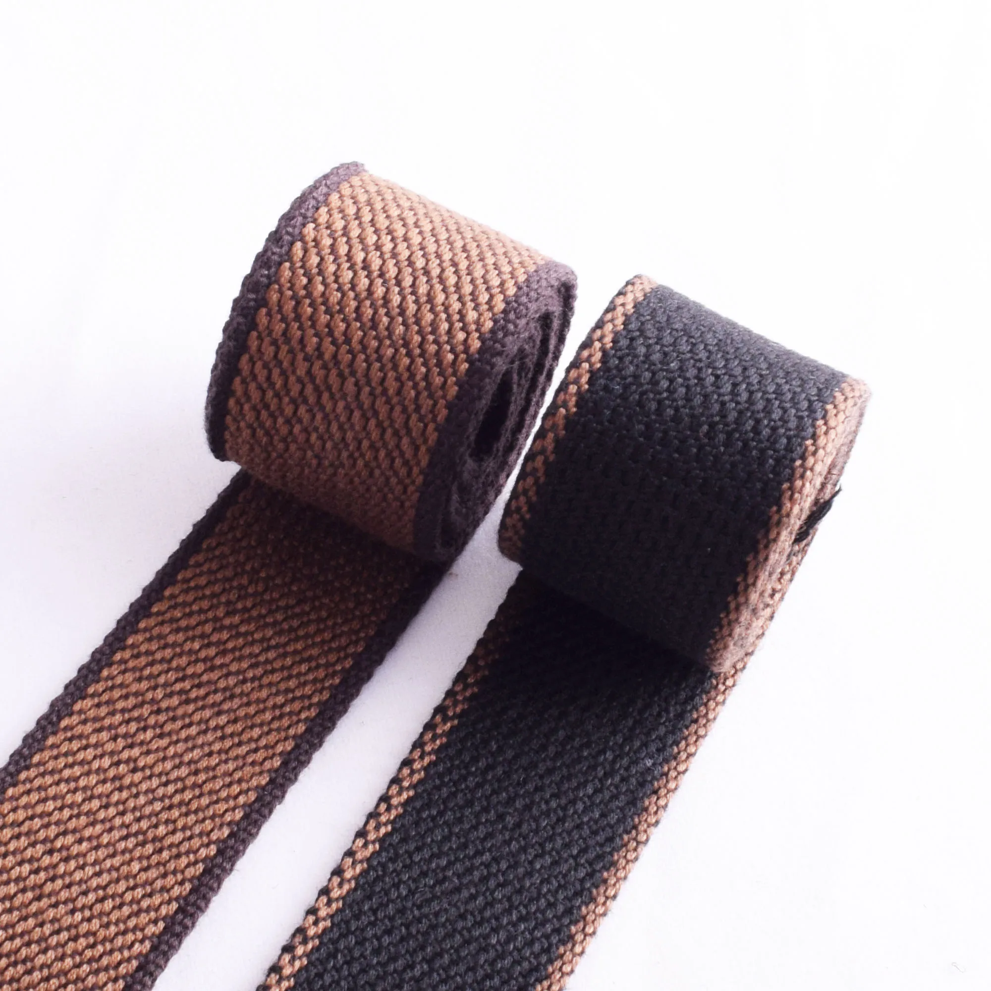 Striped Webbing Heavy Duty Cotton Webbing 1 1/2\
