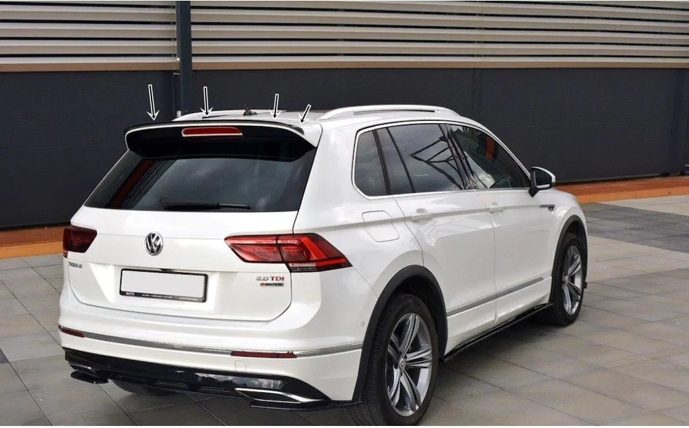 

For Volkswagen Tiguan Spoiler 2016 2017 2018 2019 2020 Car Accessories Unpainted( Send Message For All Color)