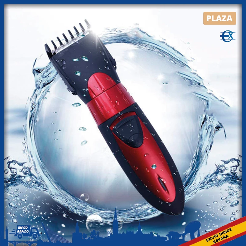 EUROXANTY®| Professional hair clipper machine | Wireless hair clipper | Waterproof hair clipper | Anti water | Square Spain