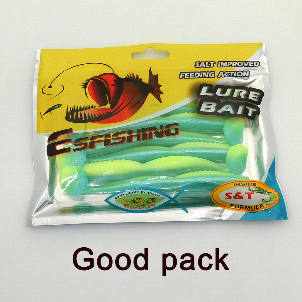 KESFISHING Spinner Shad Bicolor de Silicona para Lubina - imagen 3