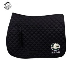 Cavassion Equestrian Saddle Pad Breathable Material on the Horse Back