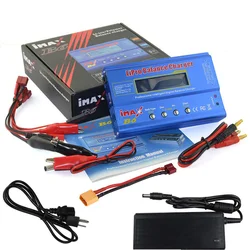 iMAX B6 80W 6A Battery Charger Lipo NiMh Li-ion Ni-Cd Digital RC Balance Charger Lipro Charger Discharger + 15V 6A Adapter