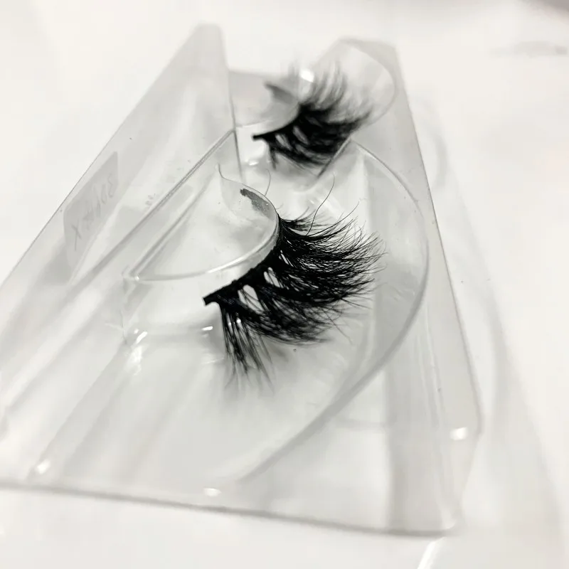 IN USA 100คู่3D มิงค์นุ่ม Hair ขนตาปลอม Handmade Wispy ยาวธรรมชาติ Eye Peralatan Rias Faux Eye Lashes