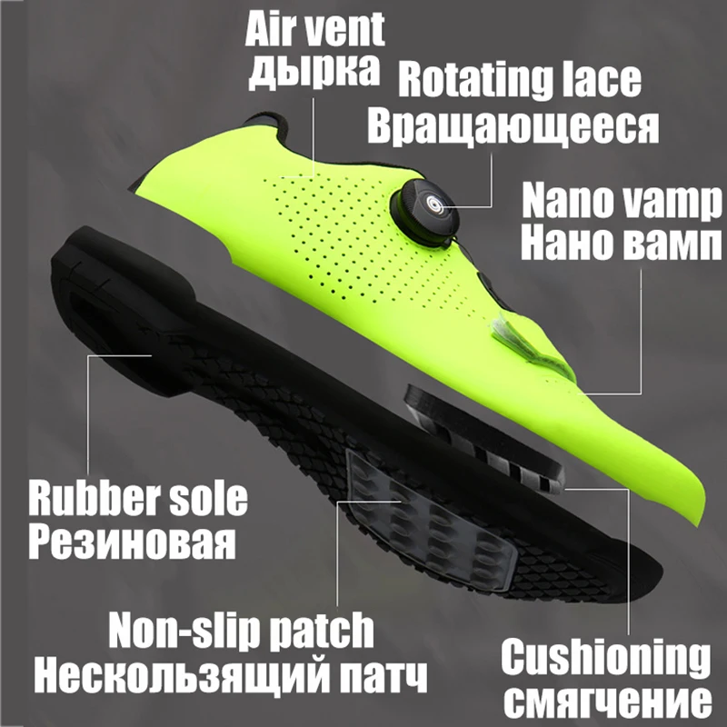 2023 NEW Cycling Shoes Outdoor Racing Road Bicycl Shoe MTB Cleat Sneaker SPD Racing Road Bike Flat Women Shoes Bicycle Sneakers