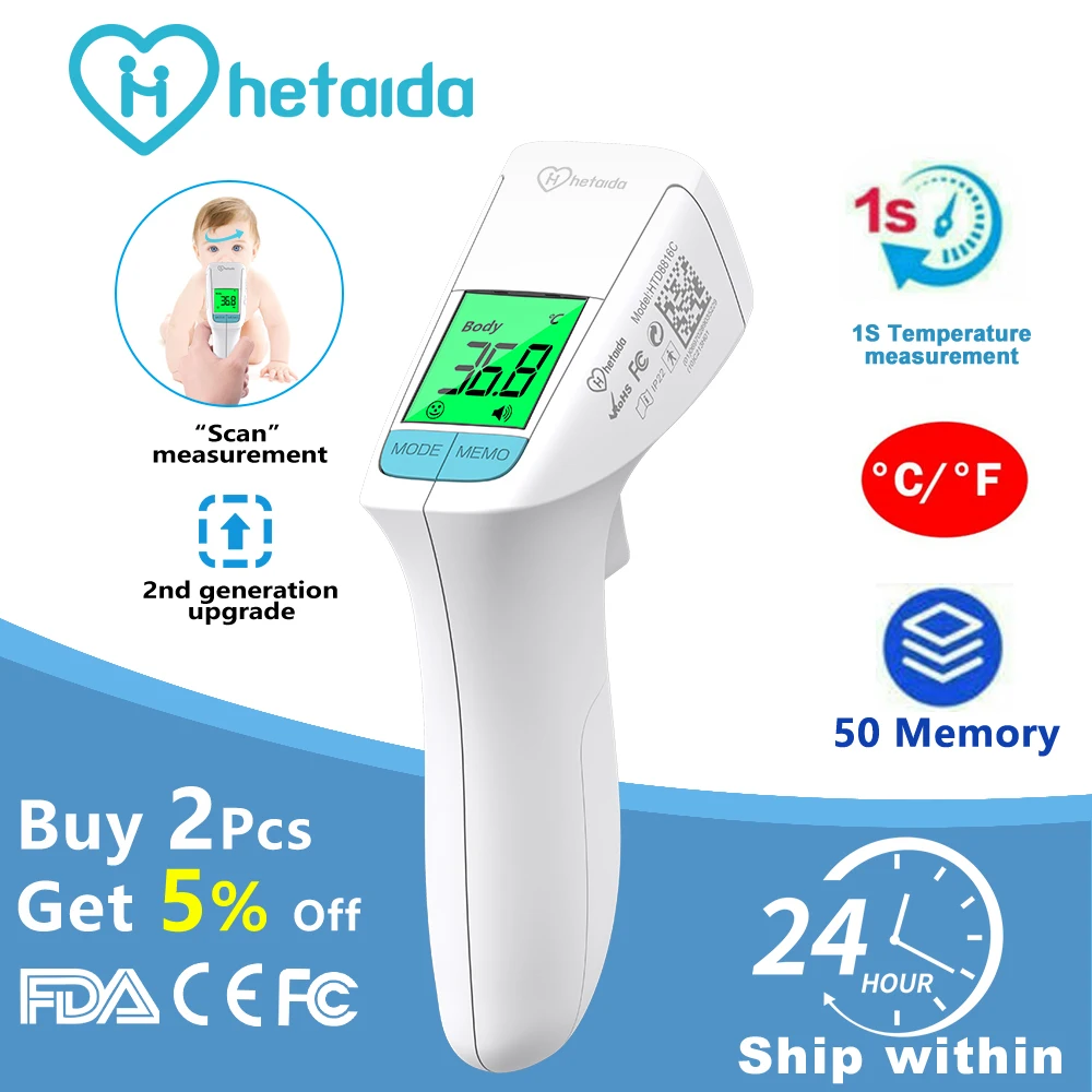 

Digital Thermometer Non-Contact Medical Thermometer Infrared Body Quick Measurement LCD Baby Adults Fever Electronic Termometro