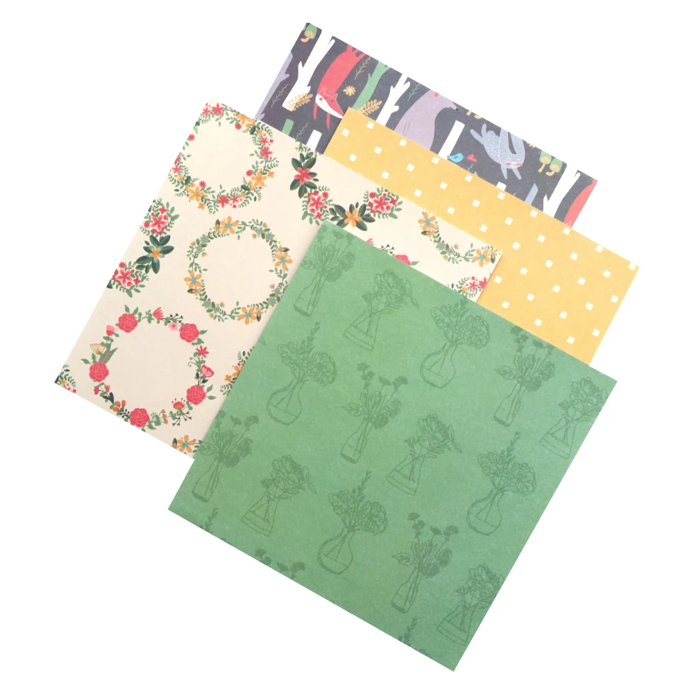 Creative Path 6 Zoll Scrapbooking-Papier Naturblumen Scrapbook Dekoratives Hintergrundpapier Einseitig Journaling Origami-Papier – Detail 10