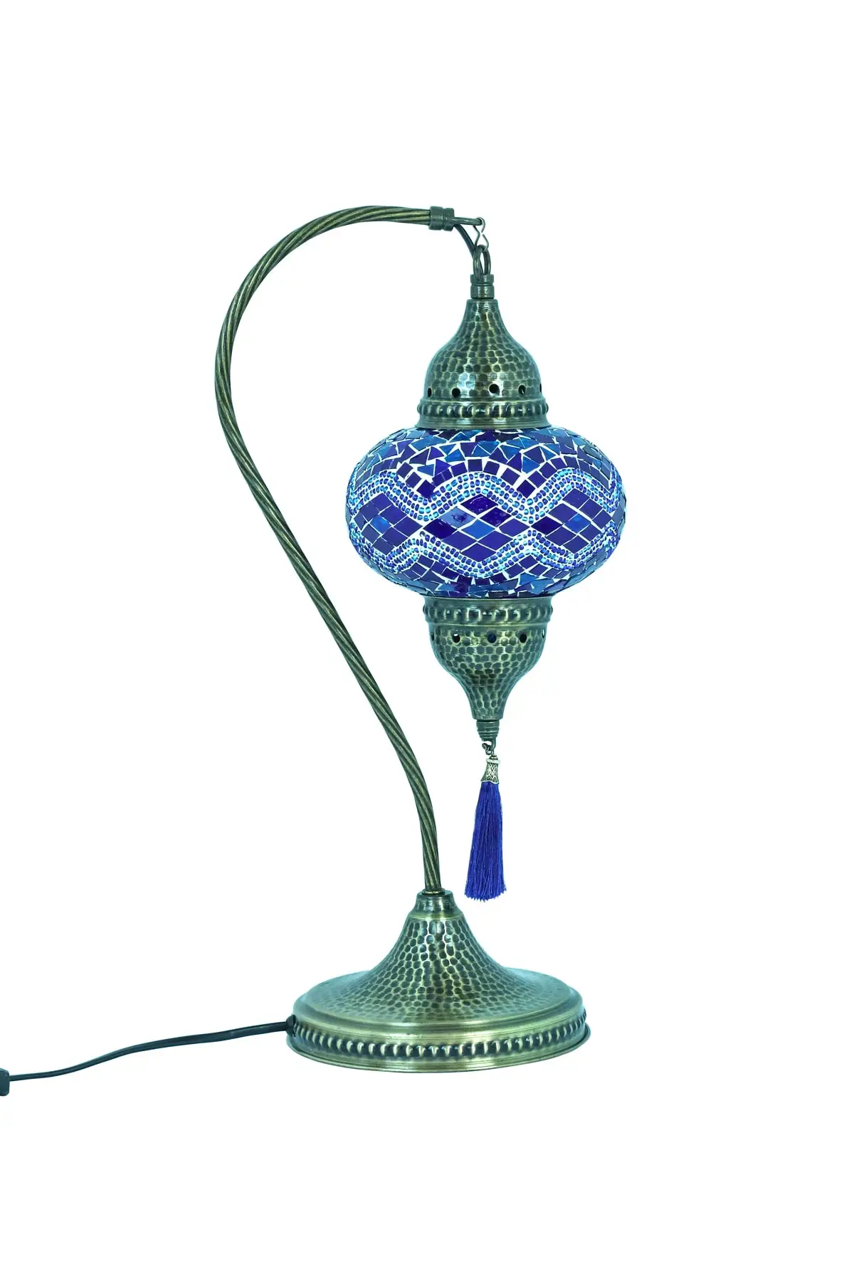 Turkish mosaic table lamp original art deco handmade lamparas de mesa mosaic glass romantic bedroom light 100 çin'de made the Turkic