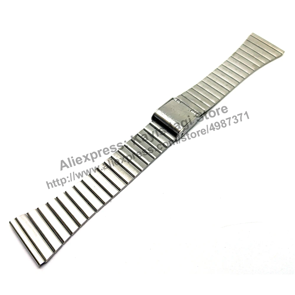 22mm Steinless Steel Watch Band Strap Comp. Casio DataBank DBC-611 , DBC-611E , DBC-800 , DBC-810 , DBC-300 , DBC-1500 B