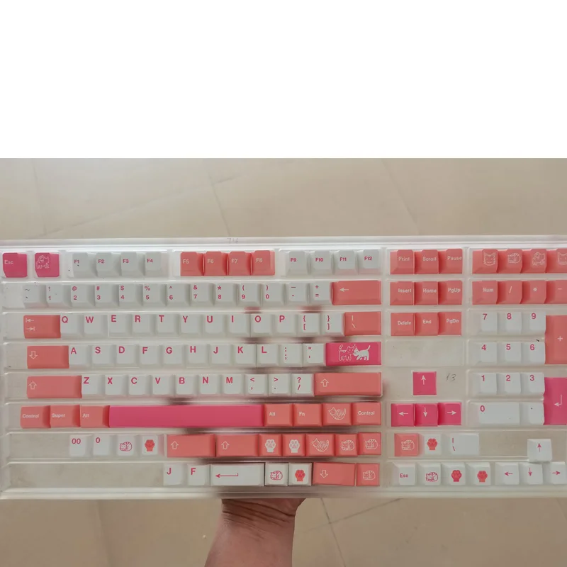 134 Keys GMK Orange Boi Keycaps Cherry Profile PBT Dye Sublimation Mechanical Keyboard Keycap For MX Switch With 1.75U 2U Shift