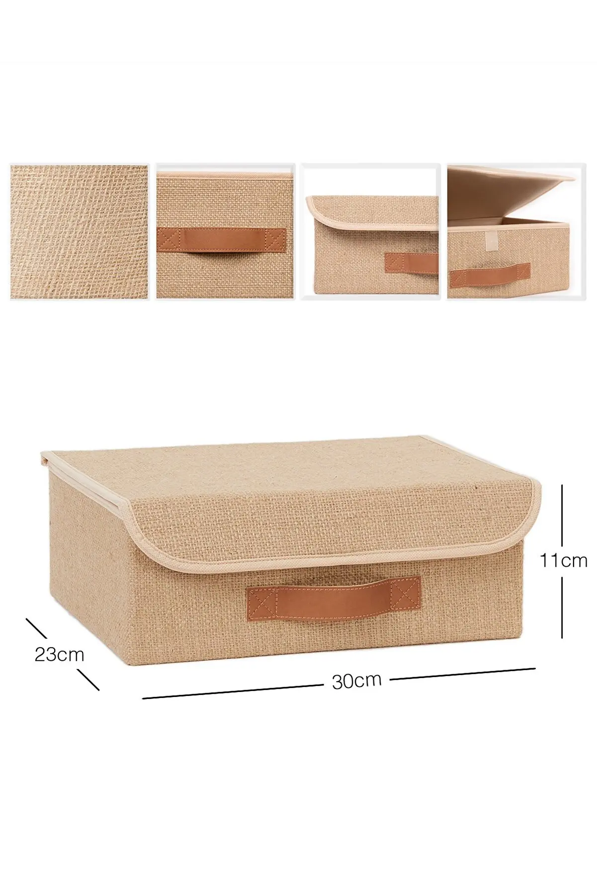 Box Drawer Cabinet Organizer With Jute Cover Home Office Decoration Storage organizer Box Office Home Storage organizer