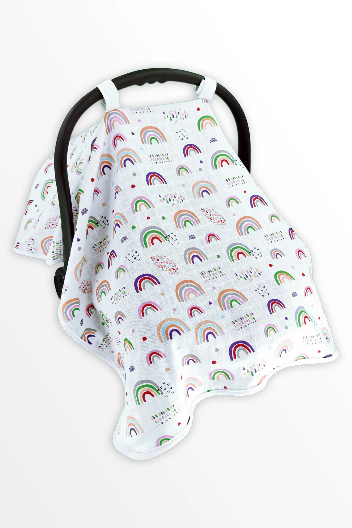 24 Different Colors & Patterns Organic Cotton Muslin Plain Pushchair Cover 100% Cotton Baby Newborn Quality Made in Turkey