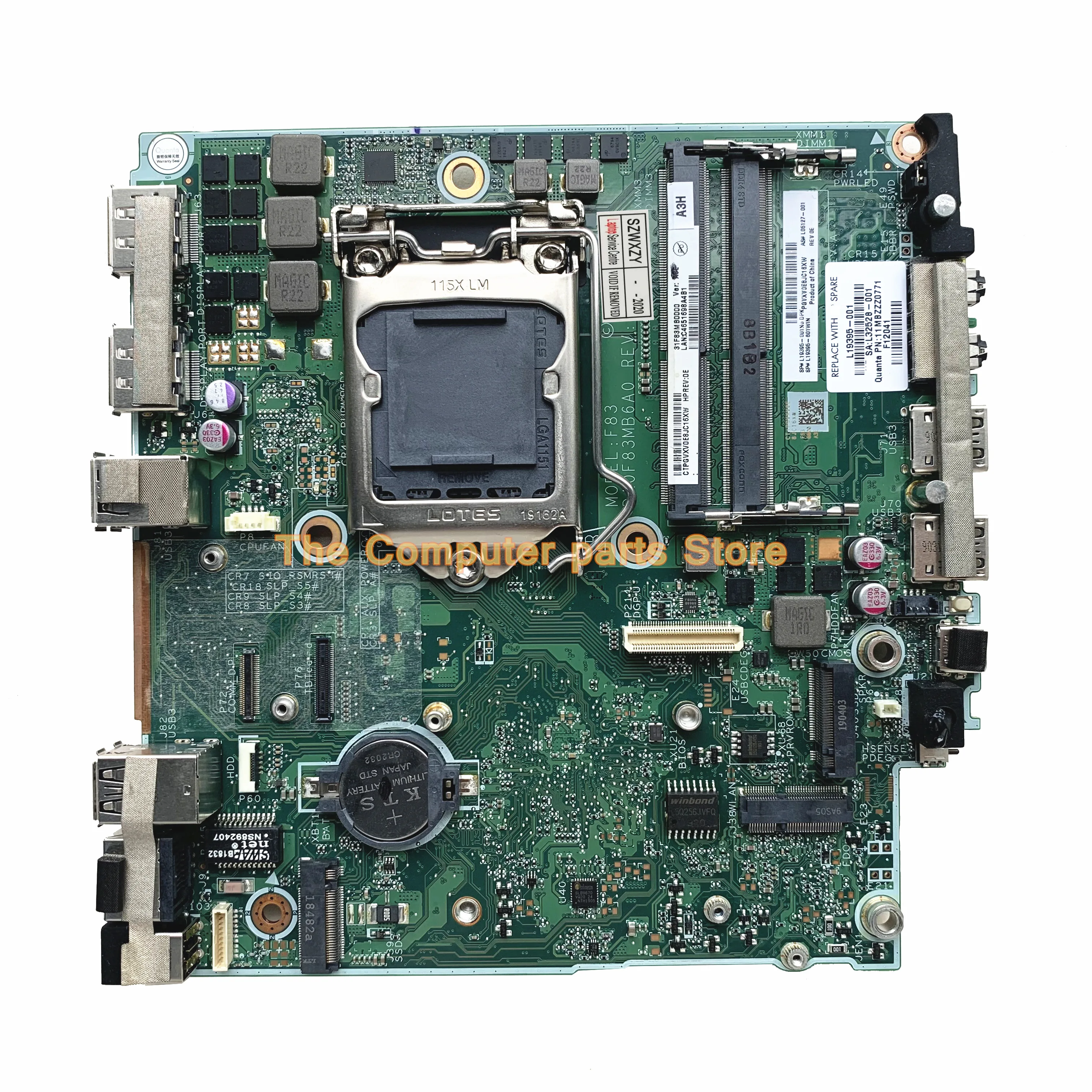 Original High Quality For HP EliteDesk 800 G4 DM Desktop Motherboard 35W L19395-001 L19395-501 L19395-601 DA0F83MB6A0