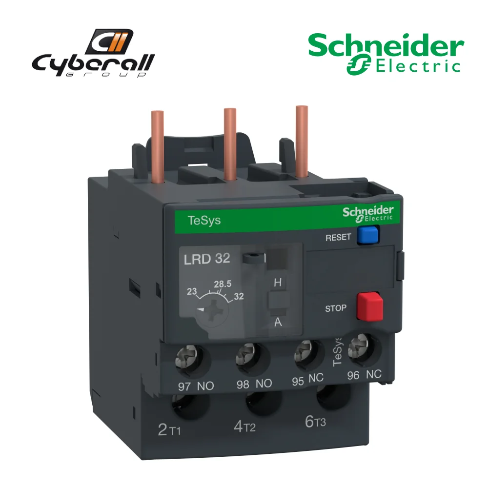 Schneider Electric - Cyberall - Rele differential thermic overload model TeSys LRD 23-32 A reference: LRD32